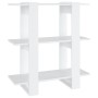 Estantería/divisor de espacios blanco 80x30x87 cm de vidaXL, Librerías y estanterías - Ref: Foro24-811583, Precio: 39,99 €, D...