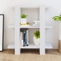 Estantería/divisor de espacios blanco 80x30x87 cm de vidaXL, Librerías y estanterías - Ref: Foro24-811583, Precio: 39,99 €, D...