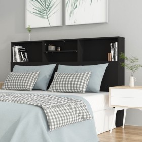 Black headboard furniture 160x19x103.5 cm by vidaXL, Headboards and footboards - Ref: Foro24-811872, Price: 73,51 €, Discount: %