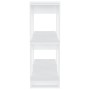 Estantería/divisor de espacios blanco 80x30x87 cm de vidaXL, Librerías y estanterías - Ref: Foro24-811583, Precio: 39,99 €, D...