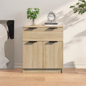 Plywood oak Sonoma color sideboard 60x30x70 cm by vidaXL, Sideboards - Ref: Foro24-811091, Price: 70,49 €, Discount: %