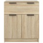 Plywood oak Sonoma color sideboard 60x30x70 cm by vidaXL, Sideboards - Ref: Foro24-811091, Price: 70,37 €, Discount: %