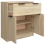 Plywood oak Sonoma color sideboard 60x30x70 cm by vidaXL, Sideboards - Ref: Foro24-811091, Price: 70,37 €, Discount: %