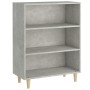 Concrete gray plywood sideboard 69.5x32.5x90 cm by vidaXL, Sideboards - Ref: Foro24-812244, Price: 39,68 €, Discount: %