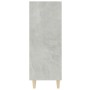 Aparador de madera contrachapada gris hormigón 69,5x32,5x90 cm de vidaXL, Aparadores - Ref: Foro24-812244, Precio: 39,68 €, D...