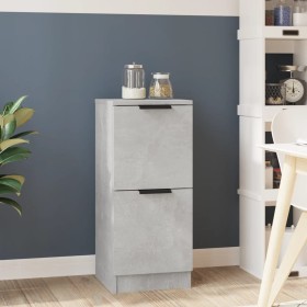 Gray concrete plywood sideboard 30x30x70 cm by vidaXL, Sideboards - Ref: Foro24-811177, Price: 39,99 €, Discount: %