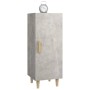 Aparador de madera contrachapada gris hormigón 34,5x34x90 cm de vidaXL, Aparadores - Ref: Foro24-812325, Precio: 50,13 €, Des...