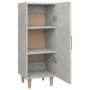 Aparador de madera contrachapada gris hormigón 34,5x34x90 cm de vidaXL, Aparadores - Ref: Foro24-812325, Precio: 50,13 €, Des...