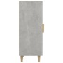 Aparador de madera contrachapada gris hormigón 34,5x34x90 cm de vidaXL, Aparadores - Ref: Foro24-812325, Precio: 50,13 €, Des...