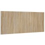 Cabecero de cama madera contrachapada Sonoma 200x1,5x80 cm de vidaXL, Cabeceros y pies de cama - Ref: Foro24-811046, Precio: ...