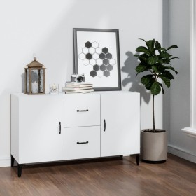 Weißes Sideboard aus Holzwerkstoff, 100 x 36 x 60 cm von vidaXL, Sideboards - Ref: Foro24-812519, Preis: 91,28 €, Rabatt: %