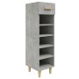 Mueble zapatero madera contrachapada gris hormigón 30x35x105 cm de vidaXL, Zapateros y organizadores de calzado - Ref: Foro24...