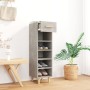 Mueble zapatero madera contrachapada gris hormigón 30x35x105 cm de vidaXL, Zapateros y organizadores de calzado - Ref: Foro24...