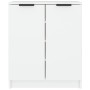 White plywood shoe cabinet 59x35x70 cm by vidaXL, Shoe racks and shoe organizers - Ref: Foro24-811421, Price: 77,85 €, Discou...