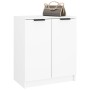 White plywood shoe cabinet 59x35x70 cm by vidaXL, Shoe racks and shoe organizers - Ref: Foro24-811421, Price: 77,85 €, Discou...