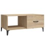 Mesa de centro madera contrachapada roble Sonoma 90x50x40 cm de vidaXL, Mesas de centro - Ref: Foro24-812666, Precio: 60,79 €...