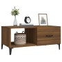 Mesa de centro madera contrachapada roble Sonoma 90x50x40 cm de vidaXL, Mesas de centro - Ref: Foro24-812666, Precio: 60,79 €...