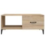 Mesa de centro madera contrachapada roble Sonoma 90x50x40 cm de vidaXL, Mesas de centro - Ref: Foro24-812666, Precio: 60,79 €...