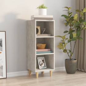 Concrete gray plywood sideboard 34.5x32.5x90 cm by vidaXL, Sideboards - Ref: Foro24-812379, Price: 39,77 €, Discount: %