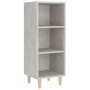 Aparador de madera contrachapada gris hormigón 34,5x32,5x90 cm de vidaXL, Aparadores - Ref: Foro24-812379, Precio: 39,77 €, D...