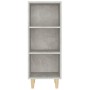 Aparador de madera contrachapada gris hormigón 34,5x32,5x90 cm de vidaXL, Aparadores - Ref: Foro24-812379, Precio: 39,77 €, D...