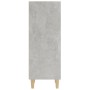 Aparador de madera contrachapada gris hormigón 34,5x32,5x90 cm de vidaXL, Aparadores - Ref: Foro24-812379, Precio: 39,77 €, D...