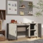 Plywood gray concrete 140x50x75 cm wooden desk by vidaXL, Desks - Ref: Foro24-812775, Price: 127,07 €, Discount: %