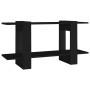 Estantería madera contrachapada negro 100x30x51 cm de vidaXL, Librerías y estanterías - Ref: Foro24-811557, Precio: 27,44 €, ...