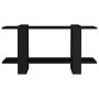 Black plywood shelf 100x30x51 cm by vidaXL, Bookcases and shelves - Ref: Foro24-811557, Price: 27,44 €, Discount: %