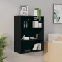 Armario colgante de pared negro 69,5x32,5x90 cm de vidaXL, Aparadores - Ref: Foro24-812313, Precio: 80,85 €, Descuento: %