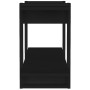 Black plywood shelf 100x30x51 cm by vidaXL, Bookcases and shelves - Ref: Foro24-811557, Price: 27,44 €, Discount: %