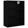 Armario colgante de pared negro 69,5x32,5x90 cm de vidaXL, Aparadores - Ref: Foro24-812313, Precio: 80,85 €, Descuento: %