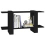 Black plywood shelf 100x30x51 cm by vidaXL, Bookcases and shelves - Ref: Foro24-811557, Price: 27,44 €, Discount: %