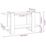 Black plywood shelf 100x30x51 cm by vidaXL, Bookcases and shelves - Ref: Foro24-811557, Price: 27,44 €, Discount: %