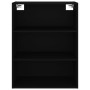 Armario colgante de pared negro 69,5x32,5x90 cm de vidaXL, Aparadores - Ref: Foro24-812313, Precio: 80,85 €, Descuento: %