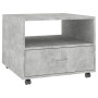 Concrete gray plywood coffee table 55x55x40 cm by vidaXL, Coffee table - Ref: Foro24-810930, Price: 63,65 €, Discount: %