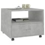 Concrete gray plywood coffee table 55x55x40 cm by vidaXL, Coffee table - Ref: Foro24-810930, Price: 63,65 €, Discount: %