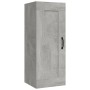 Engineered wood hanging wardrobe in concrete gray, 35x34x90 cm by vidaXL, Lockers and storage cabinets - Ref: Foro24-812478, ...