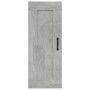 Engineered wood hanging wardrobe in concrete gray, 35x34x90 cm by vidaXL, Lockers and storage cabinets - Ref: Foro24-812478, ...