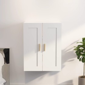 White engineered wood wall cabinet 69.5x32.5x90 cm by vidaXL, Shelves and shelves - Ref: Foro24-812294, Price: 67,87 €, Disco...