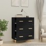 Aparador de madera contrachapada negro 70x34x90 cm de vidaXL, Aparadores - Ref: Foro24-812151, Precio: 83,28 €, Descuento: %