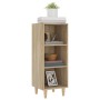 Aparador madera contrachapada roble sonoma 34,5x32,5x90 cm de vidaXL, Aparadores - Ref: Foro24-812378, Precio: 40,99 €, Descu...