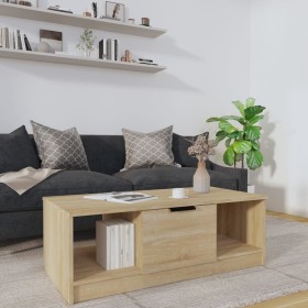 Sonoma oak engineered wood coffee table 102x50x36 cm by vidaXL, Coffee table - Ref: Foro24-811352, Price: 67,99 €, Discount: %