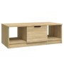 Mesa de centro madera de ingeniería roble Sonoma 102x50x36 cm de vidaXL, Mesas de centro - Ref: Foro24-811352, Precio: 67,99 ...