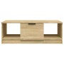 Sonoma oak engineered wood coffee table 102x50x36 cm by vidaXL, Coffee table - Ref: Foro24-811352, Price: 68,53 €, Discount: %