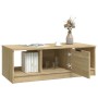 Mesa de centro madera de ingeniería roble Sonoma 102x50x36 cm de vidaXL, Mesas de centro - Ref: Foro24-811352, Precio: 67,99 ...