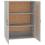 Betongrauer Hängewandschrank 69,5 x 32,5 x 90 cm von vidaXL, Sideboards - Ref: Foro24-812307, Preis: 62,69 €, Rabatt: %