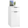 Glossy white plywood desk cabinet 33.5x50x75 cm by vidaXL, Lockers and storage cabinets - Ref: Foro24-811508, Price: 77,20 €,...