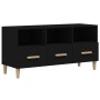 Mueble de TV madera contrachapada negro 102x36x50 cm de vidaXL, Muebles TV - Ref: Foro24-812601, Precio: 69,95 €, Descuento: %