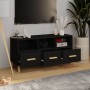 Mueble de TV madera contrachapada negro 102x36x50 cm de vidaXL, Muebles TV - Ref: Foro24-812601, Precio: 69,95 €, Descuento: %